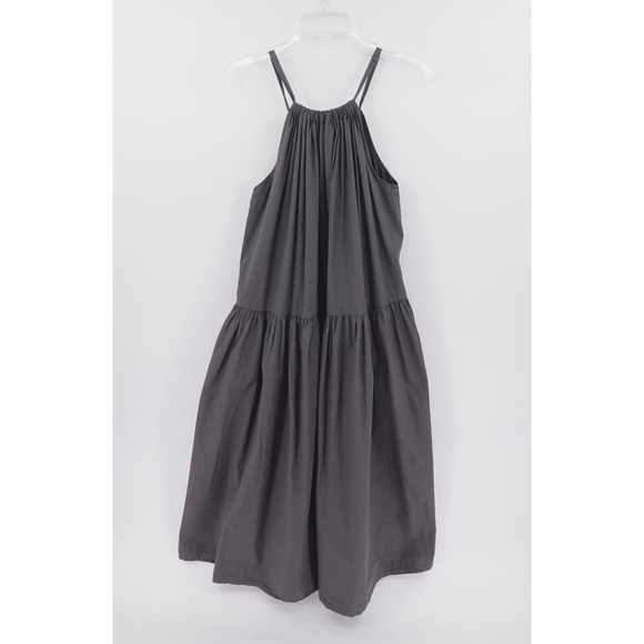 CARE BY ME Dress Womens OS Gray Lina Strap Organic Cotton Social Luxury - Picture 6 of 14